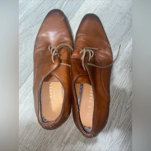 Ted Baker Brown Suede wingtip Brogue Derby Shoes with Cream Laces Ted Baker | Shoes | Ted Baker London Mens Hosei Oxfords  main image 3